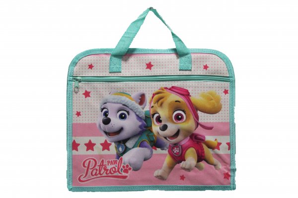 1717-7190 Childrens Book Bag Paw-Patrol Pink