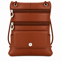 905 Dark Brown Leather/Pu Crossbag (New) 905 Dark Brown Leather/Pu Crossbag (New)