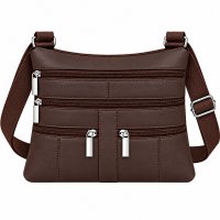 907 Brown Leather/PU Crossbag (New) 907 Brown Leather/PU Crossbag (New)