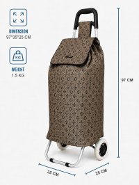 B-ST-05 G Brown 2 Wheeler Trolley B-ST-05 G Brown 2 Wheeler Trolley