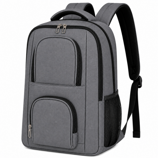 BP-126 Grey Carry On Travel Backpack (New)