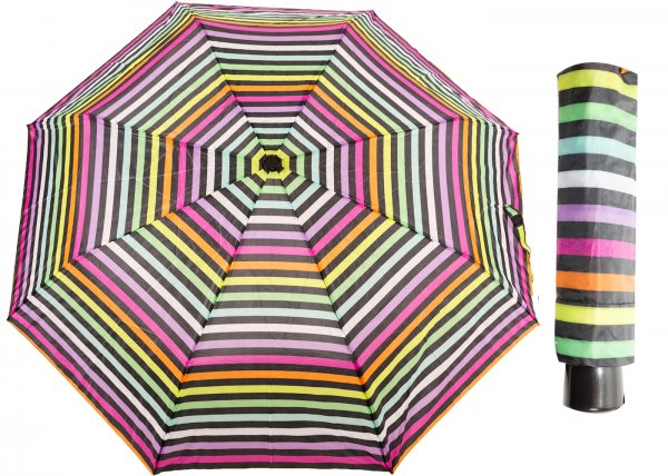 UU0363 RAINBOW PRINT SUPERMINI STRIPE