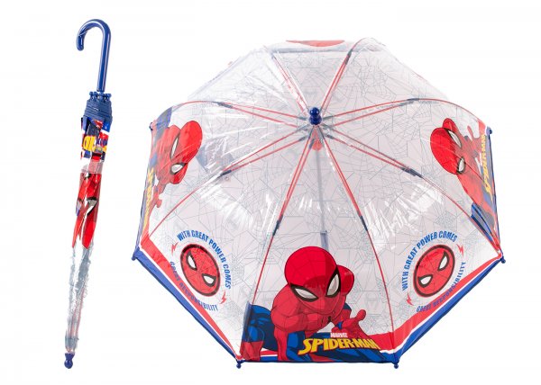 9497 SPIDERMAN 45CM DOME POE UMBRELLA