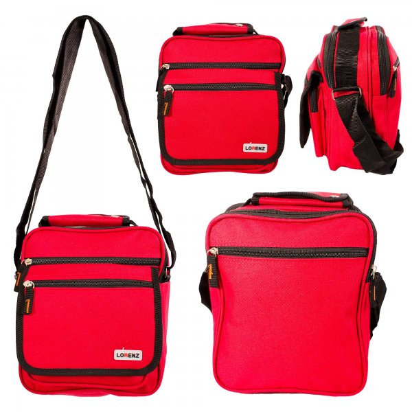 2575 RED LORENZ SHOULDER BAG
