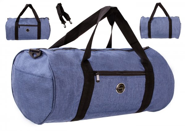 2634 NAVY HOLDALL BAG