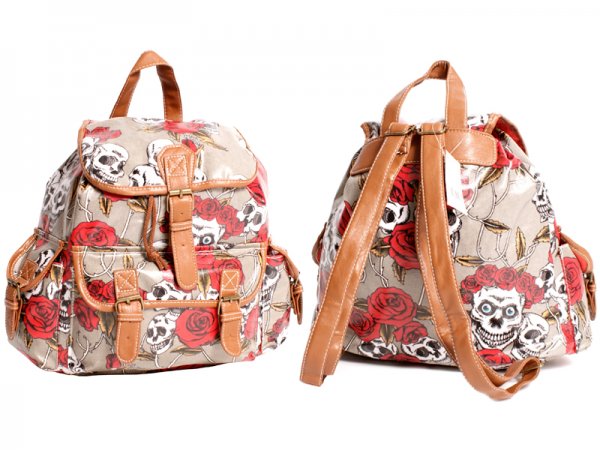 JBCB151 SKULL OIL ROSE GREY