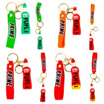 PRIME DRINK ASSORTED FULL BOTTLE PACK OF 12 FASHION KEYRING