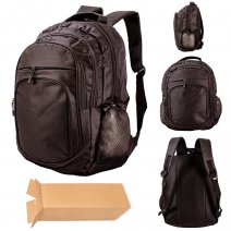 BP-105 BLACK SOLID COLOR BOX OF 25 BACKPACK