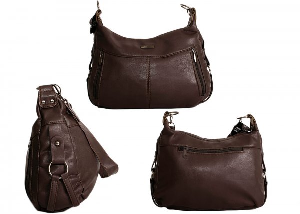 5895 LORENZ BROWN HANDBAG