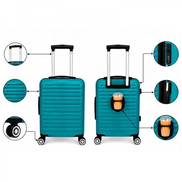 T-HC-US-1861 Teal EasyJet Approved Cabin Suitcase