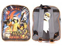 STAR001015 Kids Backpack Grey/Orange Star Wars Rebels F093