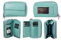 0469 LORENZ JADE LEATHER PURSE