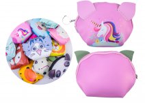 7090 UNICORN Zip Round Printed Coin Purse