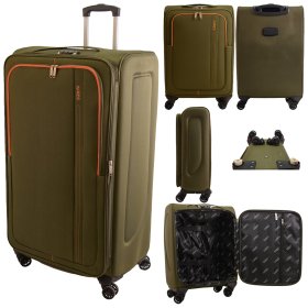 AR721 GREEN TRAVEL TROLLEY