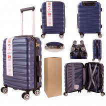 T-HC-US-02 NAVY 17.7'' BOX/2 UNDER-SEAT CABIN-SIZE SUITCASE