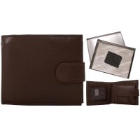 4766 BROWN ITALIAN LEATHER RFID WALLET