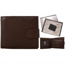 4766 BROWN ITALIAN LEATHER RFID WALLET
