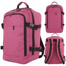 BP-120 DARK PINK RYANAIR UNDERSEAT CABIN-FRIENDLY RUCKSACK W/MUL