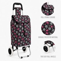 ST-05B Cherry Black 2 Wheel Trolley