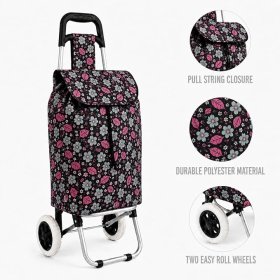 ST-05B Cherry Black 2 Wheel Trolley