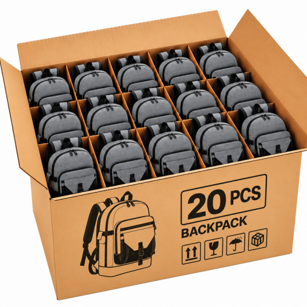 BP-E-TW-115 Grey Underseat Backpack Box Of 20
