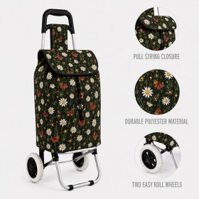 ST-05B Black Butterfly 2 Wheel Trolley