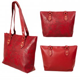 5709 RED LORENZ HANDBAG
