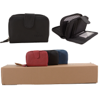 JBPS-121 PURSE TRI BOX SET: RED, BLACK, BLUE