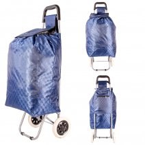 ST-85 NAVY BLUE 2-WHEEL SHOPPING TROLLEY BAG