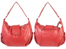 5875 RED LRG PU TOTE