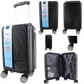 T-HC-US-1633 BLACK RYAN AIR CABIN-SIZED TROLLEY SUITCASE