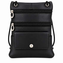 905 Black Leather/Pu Crossbag (New)