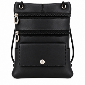 905 Black Leather/Pu Crossbag (New)