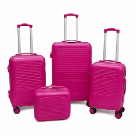 T-HC-716 SET OF 4 Purple Premium Hard Shell Suitcases