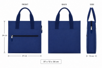 LL-7433 NAVY SHOPPING BAG LL-7433 NAVY SHOPPING BAG