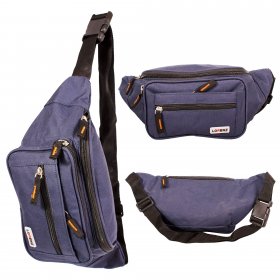 2574 NAVY LORENZ WAIST PACK