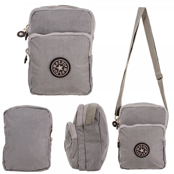 LL-9A GREY SHOULDER BAG