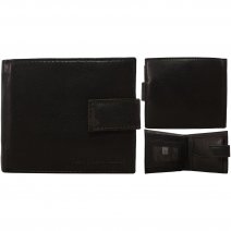 1063 BLACK ITALIAN LEATHER WALLET