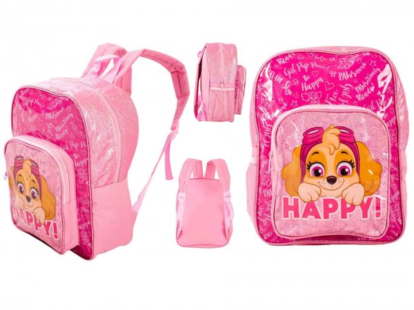 24021 PINK PAW PETROL HAPPY KIDS BACKPACK