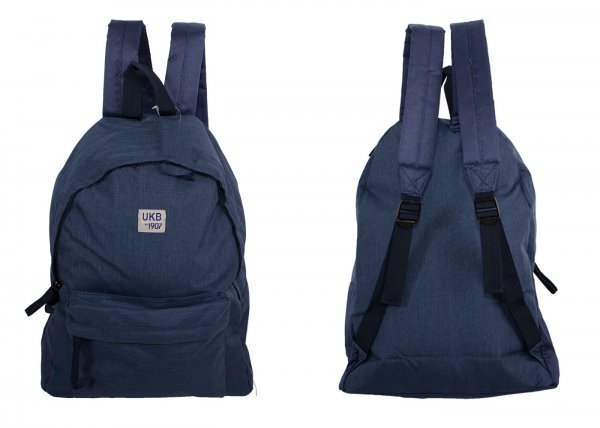 JBBP274 NAVY CANVAS BACKPACK