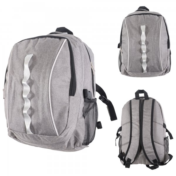 BP117 GREY BACKPACK