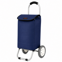 6958/W NAVY 2-WHEEL SHOPPING TROLLEY