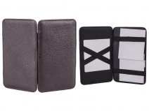 8013 Brown Grained PU Puzzle Wallet/Milkman's Wallet