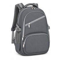 2596 Grey/Light Grey Denim Look Backpack