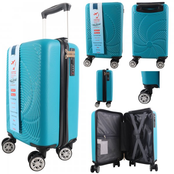 T-HC-US-1633 TEAL RYAN AIR CABIN-SIZED TROLLEY SUITCASE