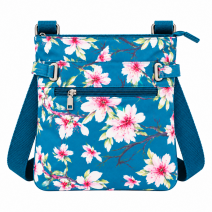 LJ-020 Green Floral Shoulder Bag (New)