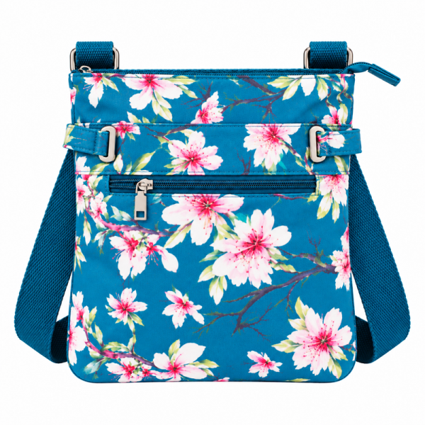 LJ-020 Green Floral Shoulder Bag (New)