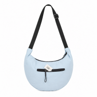 2304 Ice Blue Adjustable Nylon Crescent Crossbody Bag 2304 Ice Blue Adjustable Nylon Crescent Crossbody Bag