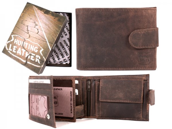 1007 HUNTING BROWN LEATHER WITH RFID