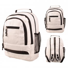 2600 WHITE LORENZ TRAVEL BACKPACK